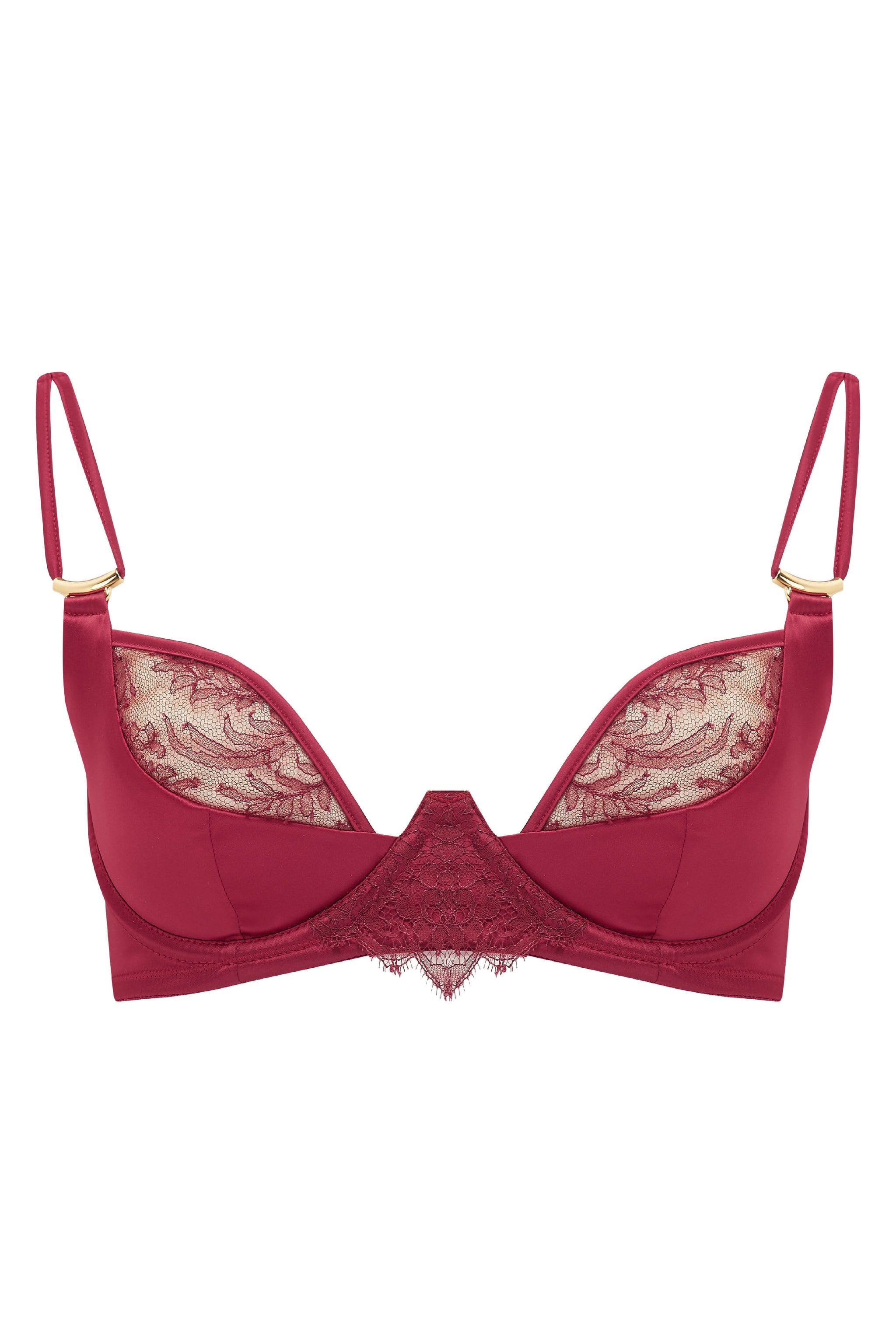 Rosalia Plunge Bra with detachable halter neck– Tatu Couture