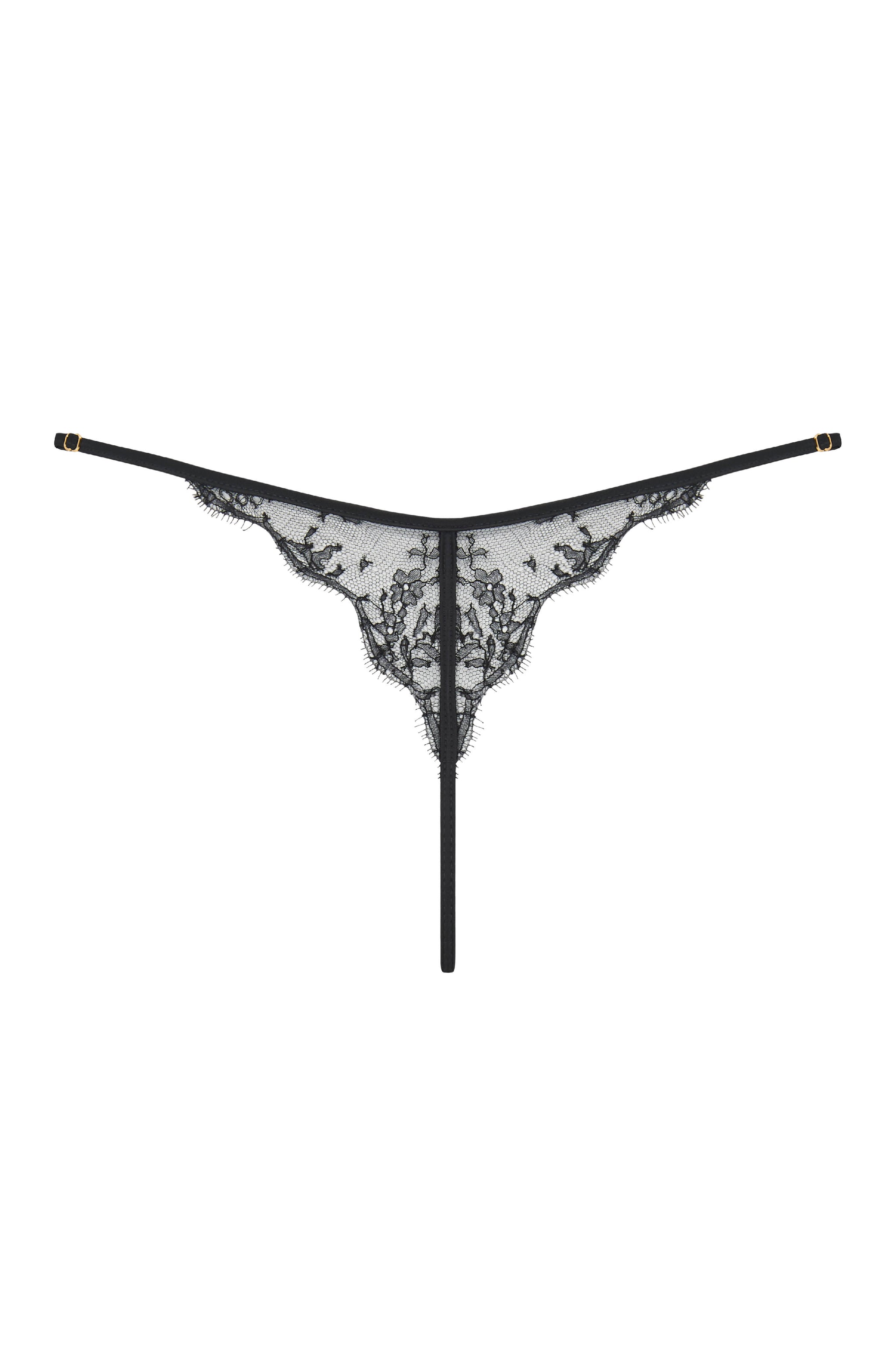 Rosalia Thong Black Tatu Couture